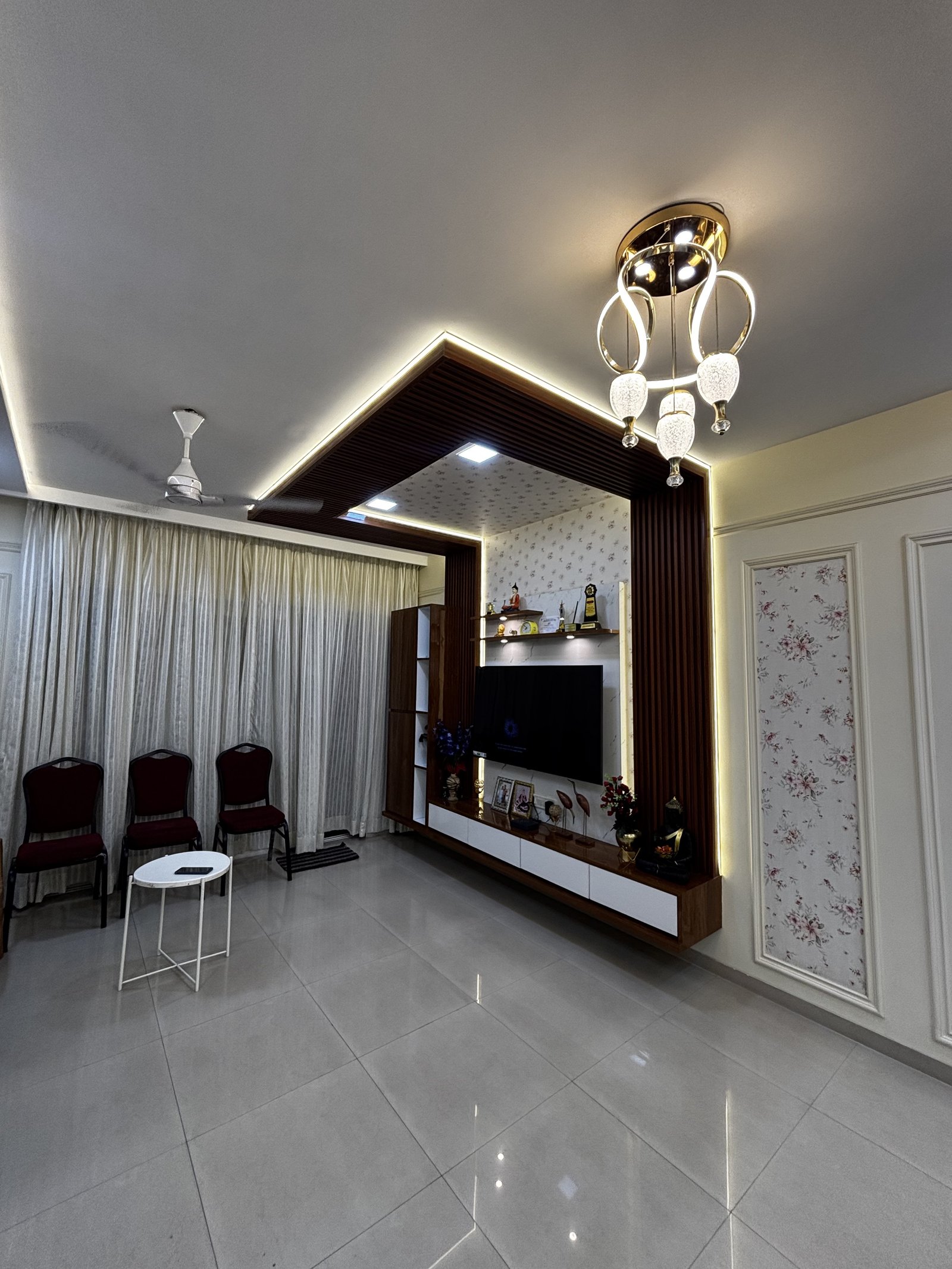 Rheja living-room interior by Ashiyana Interiors