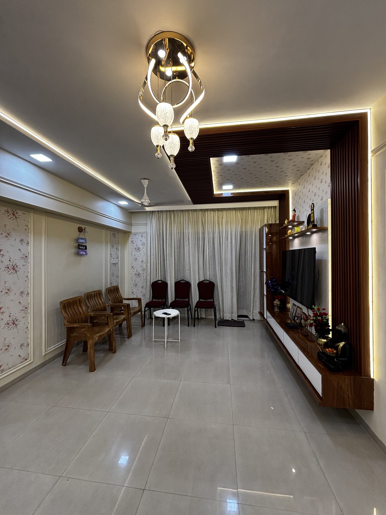Rheja living-room interior detail by Ashiyana Interiors